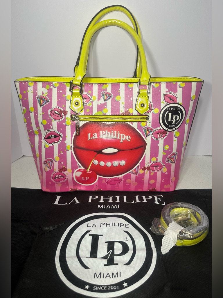 La Philipe Juicy Lips Shoulder/Handbag-Tote